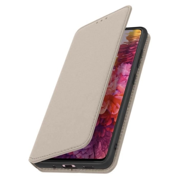 Fodral till Samsung Galaxy S20 FE Folio Plånboksställ Funktion Guld
