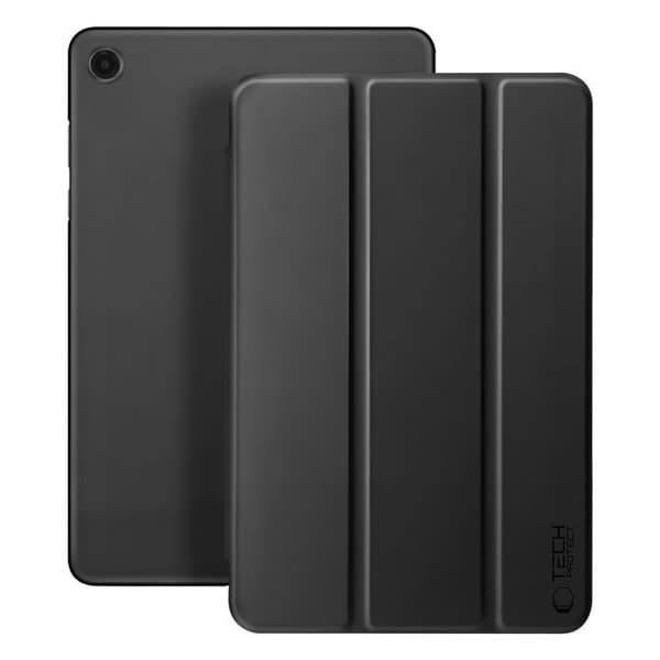 Klapskede til Galaxy Tab A11 Plus med Multi-vinkel støtte og Auto-sleep Tech Protect Sort Svart