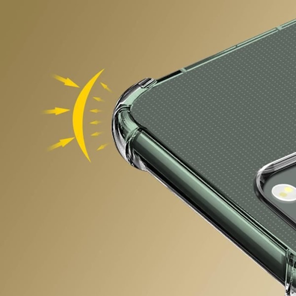 Skyddsfodral - AVIZAR - Apple iPhone 11 Pro - Flexibel silikon - Förstärkta hörn - Vit Vit