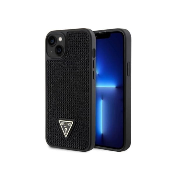 Cover til Apple iPhone 15 Plus Triangle Diamond Guess Sort Svart