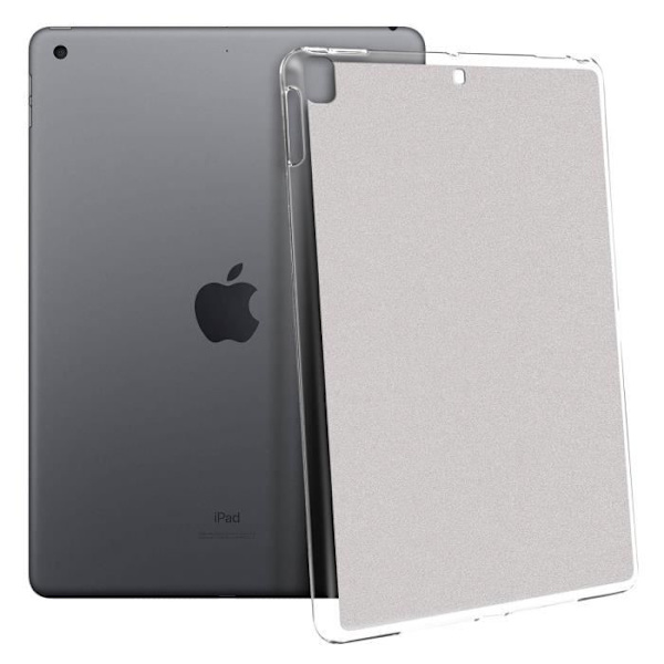 Coque iPad 2019 10.2 - AVIZAR - Silikone Gel Fleksibel - Ultra Fin - Modstandsdygtig - Hvid Frossen Frostad vit
