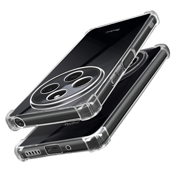 Xiaomi Redmi 14C:n Vahvistetut Kulmat, Mayaxess Läpinäkyvä Iskunkestävä Kuori Transparent
