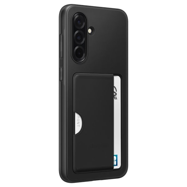 Coque для Samsung A36 Korttipidike Silikonipehmeä kosketus Alkuperäinen Samsung Musta Svart