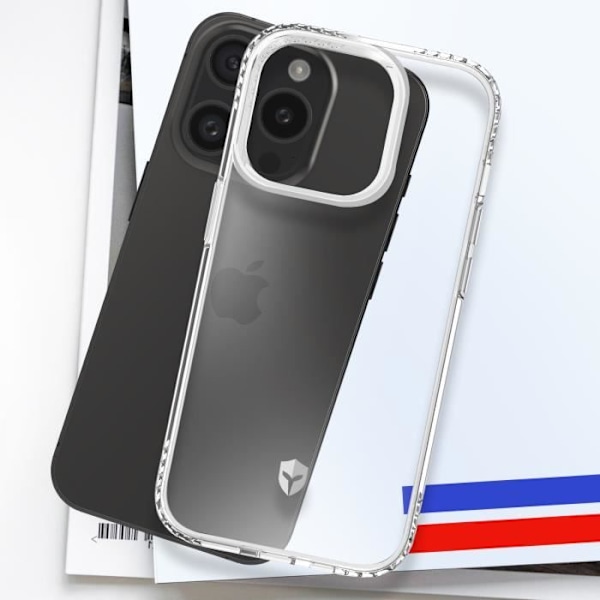 Cover til iPhone 15 Pro Shockproof Reinforced Force Transparent Cover Transparent