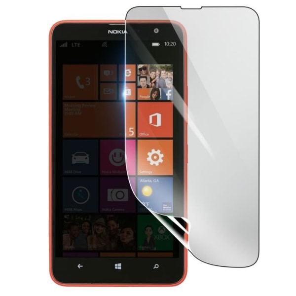 Skærmbeskytter - 3MK - Nokia Lumia 1320 - Stødsikker Hydrogel - Gennemsigtig - Ridsefast Transparent