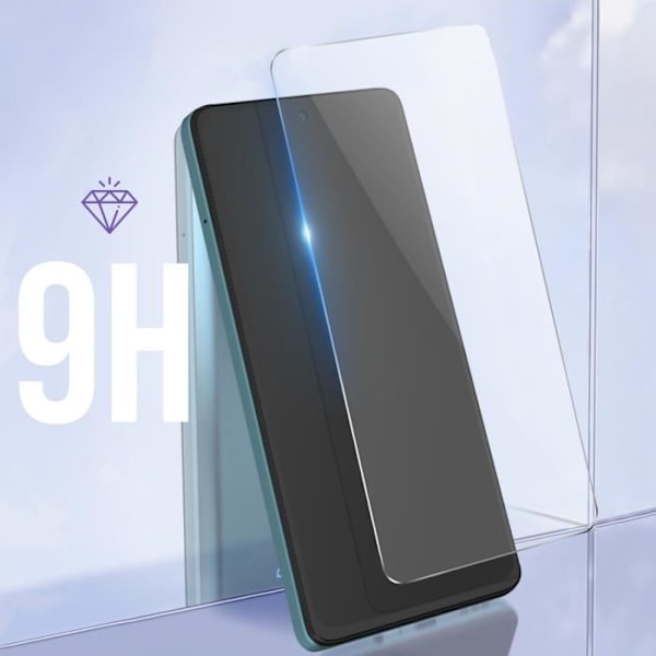 Hærdet glas skærmbeskytter til Motorola Moto G72 - 9H hårdhed - Anti-ridse Vit