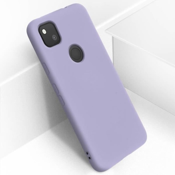 Beskyttelsesskal - AVIZAR - Google Pixel 4A - Semistiv silicium - Soft Touch finish - Lilla Lila