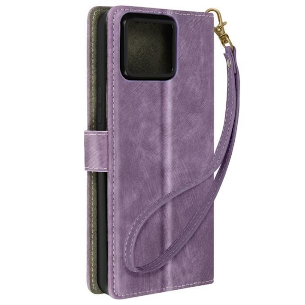 RFID-suojaava lompakkokotelo Asus Zenfone 11 Ultra - AVIZAR - Violetti - Video tukitoiminto Lila