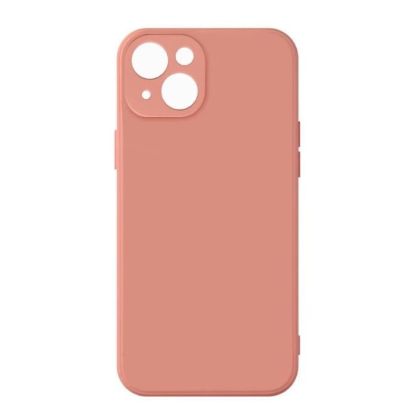 iPhone 13 Mini semi-stiv silikonetui med Pink Soft Touch Finish Pink