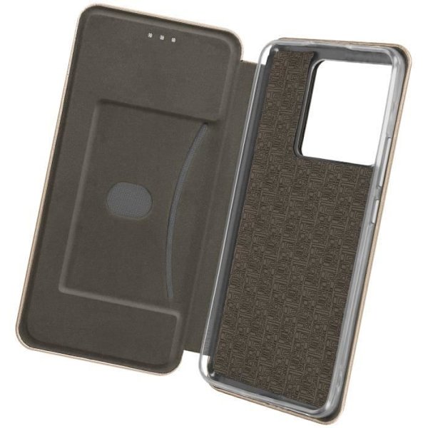 Etui til Xiaomi 13T og 13T Pro Flip Card Holder Video Support Guld Gul