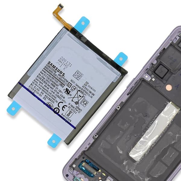 Klæbemiddel Batteri - AVIZAR - Samsung Galaxy S21 FE - Solid fastgørelse - Gennemsigtig - 10 g Blå