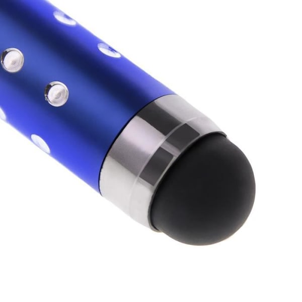 Stylus - Avizar - Retraktabel - Blå - Kompatibel med pekskärm - Strass Blå