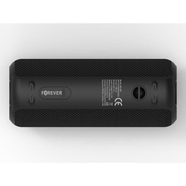 Bluetooth 5.2 højttaler BS-960 bærbar 30W vandtæt IPX7 Forever Black Svart