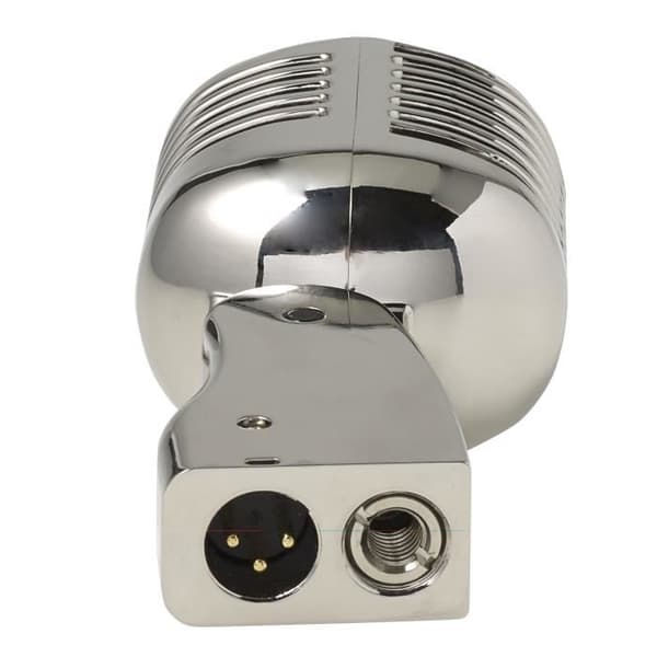 Alecto UDM-60 - Retro-mikrofoni, kromi Krom