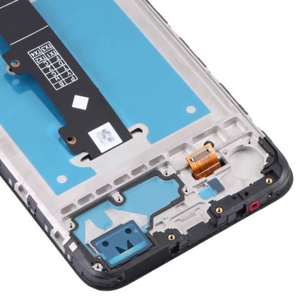 Original Motorola E20 LCD-skærm + berøringsglas - MOTOROLA - Moto E20 - Grå - Integreret kabel Grå
