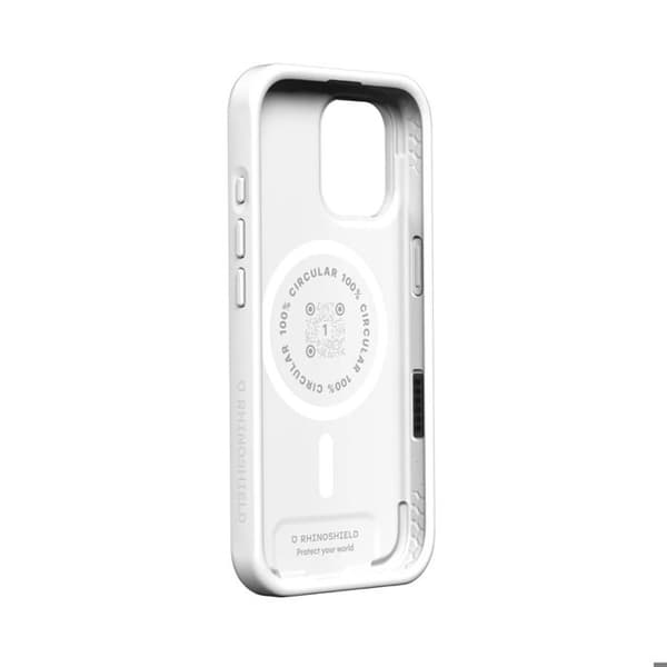 Skydd för iPhone 15 Plus MagSafe Mjuk Stötabsorberande SolidX Serie Rhinoshield Vit Vit
