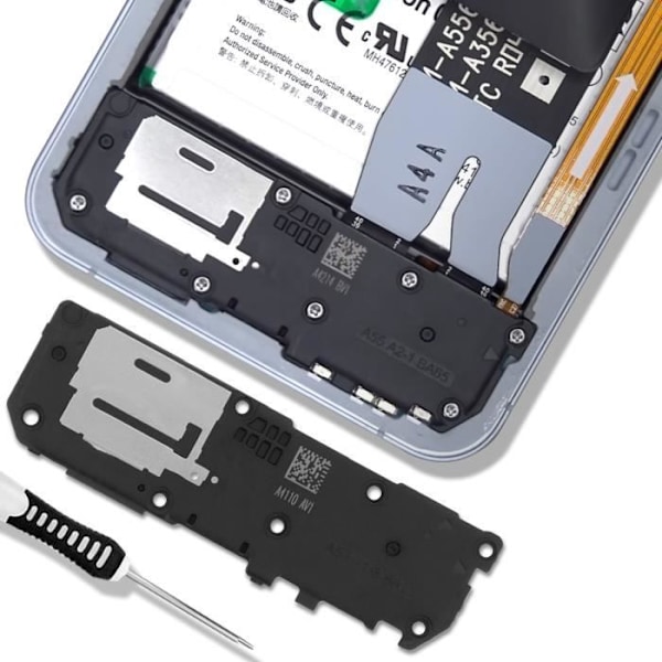 Extern högtalare för Samsung Galaxy A55 Original Samsung Black Svart
