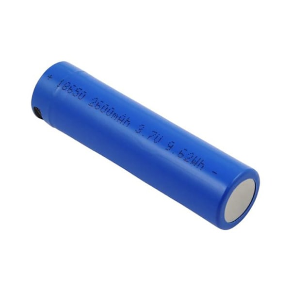 Batteri 3.7V 2600mAh Li-ion 9.6Wh Kompatibel 18650 med USB-C port Genopladelig