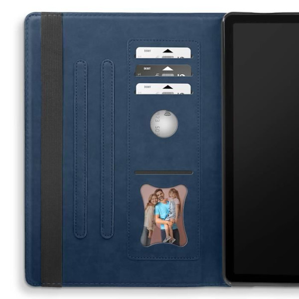Etui til Xiaomi Redmi Pad SE - AVIZAR - Pung med flere rum - Videounderstøttelse - Blå Blå