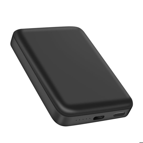 MagSafe 15W 10000mAh ulkoinen akku USB C 20W lähtö Akashi Musta Svart