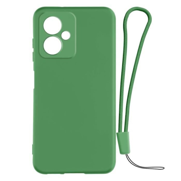 Fodral till Xiaomi Redmi Note 12 5G Halvstyv silikon mjuk yta grön
