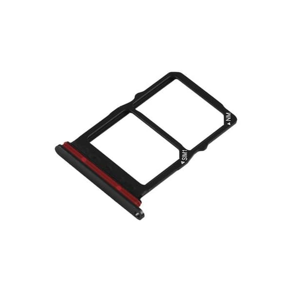 SIM-kortbakke til erstatning Huawei P30 - Sort - Nano SIM - Micro-SD - CE og RoHS Svart