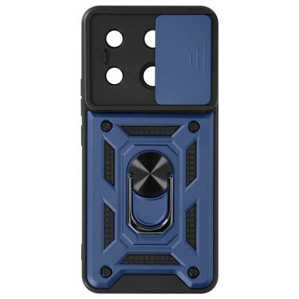 Hårdt cover - Mayaxess - Xiaomi Redmi Note 13 Pro 5G - Mørkeblå - MIL-STD-810G certificeret - Stødabsorberende Blå