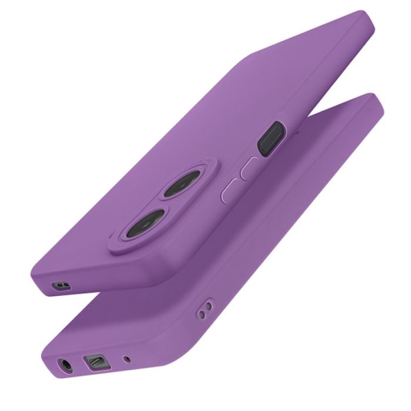 Siliconefodral för Xiaomi Redmi A5 Slät Kamerablockering Skyddad Lila Lila