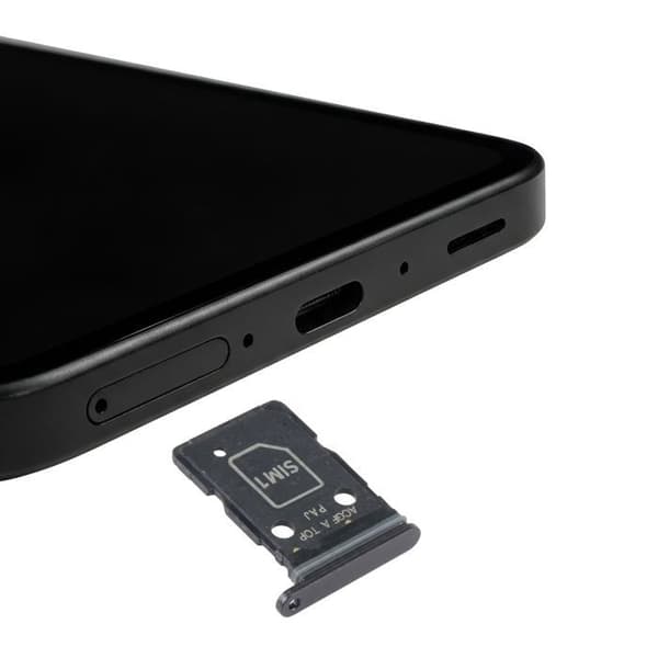SIM-kortsfack för Samsung Galaxy A37 5G Dubbel Nano SIM Plats Grafit Svart