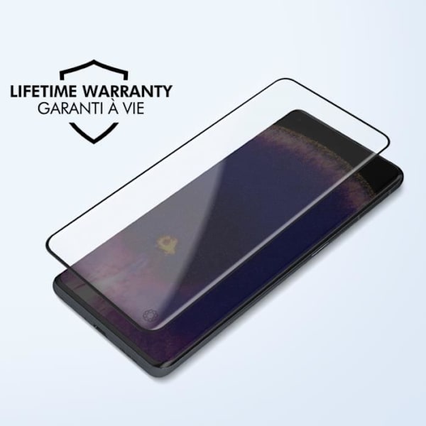 Rikkoutumaton lasi Oppo Find X5 Hardness 9H+ Elinikäinen takuu Force Glass Musta Svart