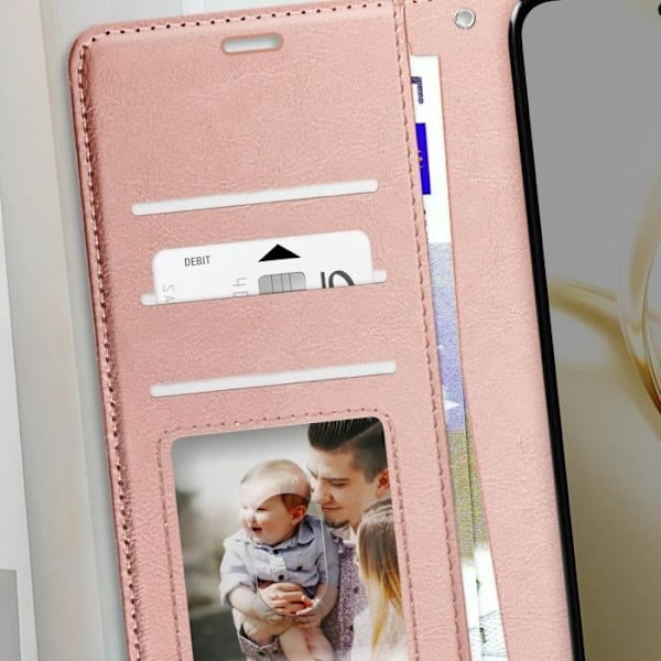 Étui til Honor 200 Pro Pung med Håndledsrem Mayaxess Rosé Champagne Rosa
