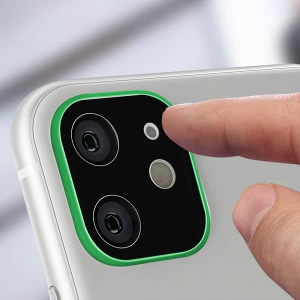 Skyddslins - Apple - iPhone 11 - Härdat glas 9H - Anti-spår - Rep-resistant Grön