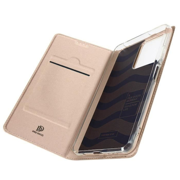 Kotelo Xiaomi Redmi Note 12 4G:lle ja 5G:lle - DUX DUCIS - Korttitelineen ja videotuki - Vaaleanpunainen Rosa