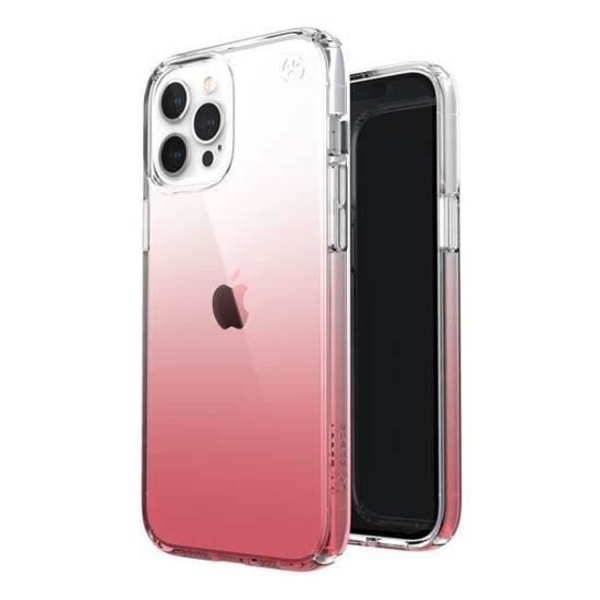 Speck Presidio Perfect-Clear Ombre-fodral för iPhone 12 Pro Max Vintage Pink