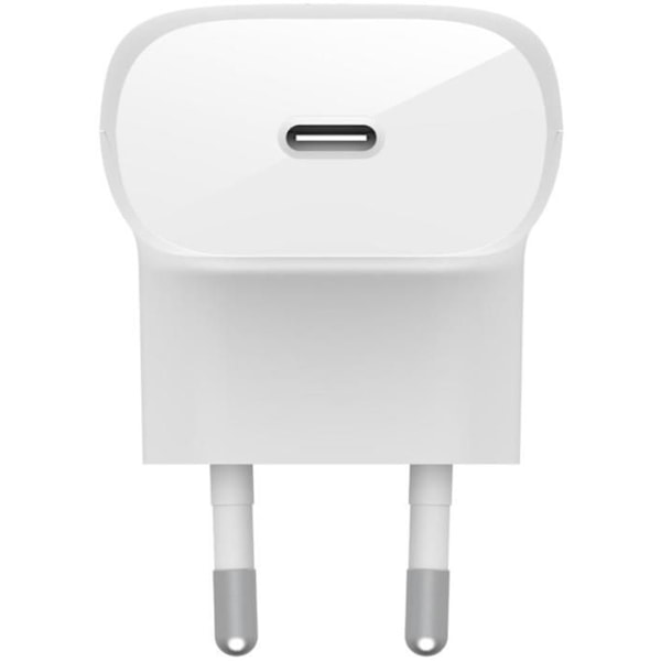 TELEFONER, Smartphone-telefontilbehør, batteriopladere, Belkin 30w Pd-hjemmeoplader Usb-c Ltg-kabelspecifikationer