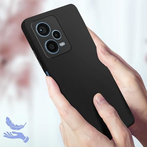 Coque - Xiaomi - Redmi Note 12 Pro - Semi-rigid - Soft-touch - Effektiv beskyttelse Svart