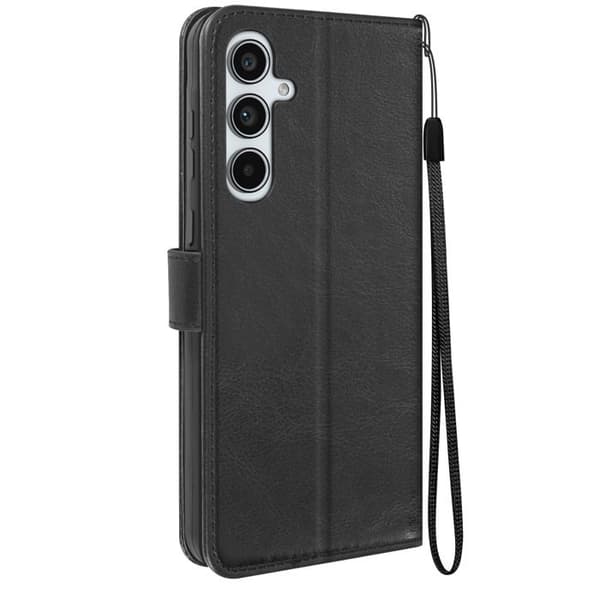 Taske til Samsung A55 - MAYAXESS - Wallet Stand Function - Sort Svart
