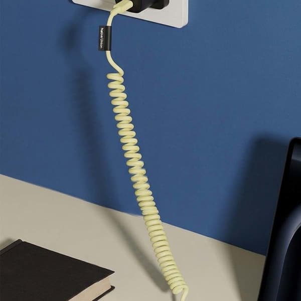 USB-C - USB-C -kaapeli 60W Kierretty 2.4m POP-sarja Nopea Lataus Native Union Keltainen Gul