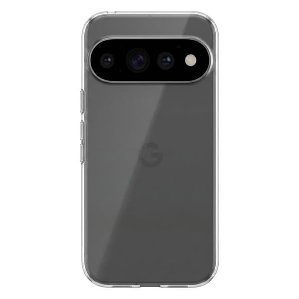 Slimfodral för Google Pixel 11 Pro med upphöjda kanter, Qi-kompatibel, transparent Vit