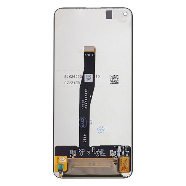 Erstatningsskærm - Huawei Nova 5T - LCD IPS - 5,5 tommer - Sort Svart