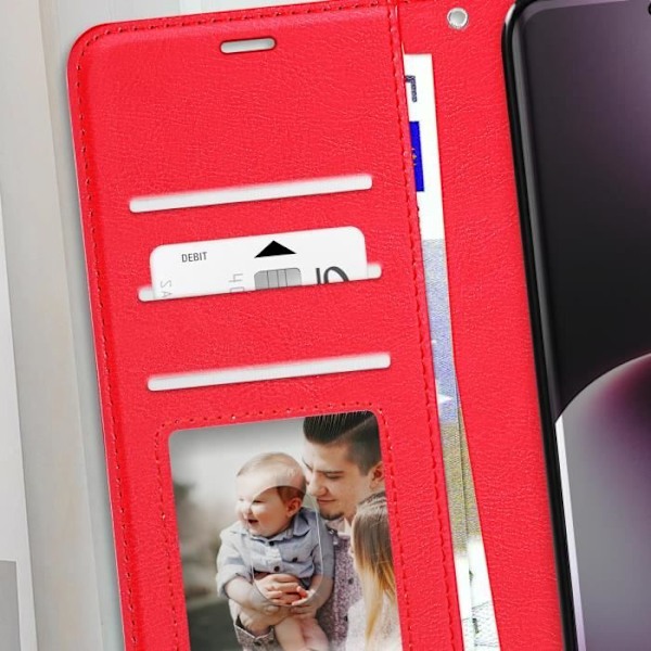 Honor Magic 7 Lite - Lompakko Suojakuori Kahvalla Mayaxess Punainen Röd
