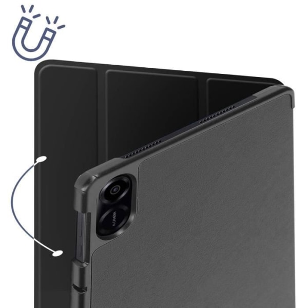 Etui til Honor Pad X9 - AVIZAR - Trifold Support Video og Keyboard - Sort - 10,1 tommer Svart