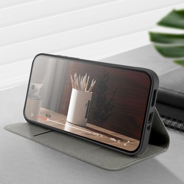Étui pour Google Pixel 9a Porte-Carte Support Vidéo Bigben Noir Svart
