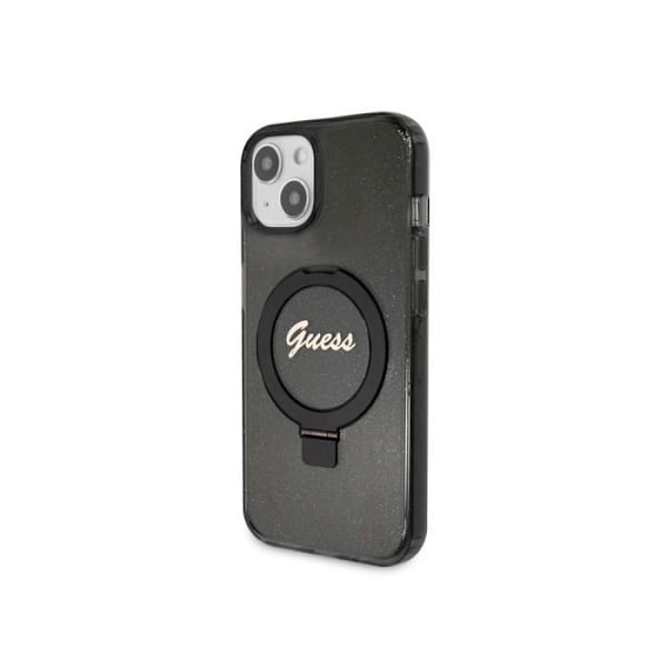 Magsafe-kotelo Apple iPhone 15 Plus TPU-rengasjalustalle Guess Black Svart