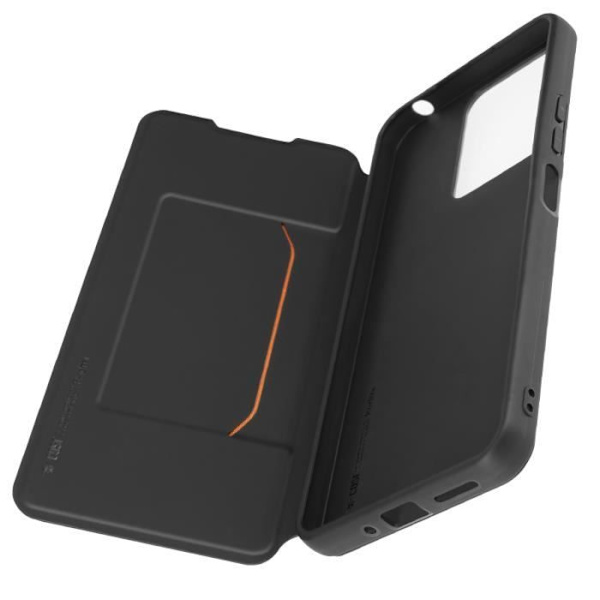 Skal till Xiaomi Redmi 13C och Xiaomi Poco M6 - XIAOMI - Korthållare Handledsrem - Svart - Halvstyv - Smidig Svart