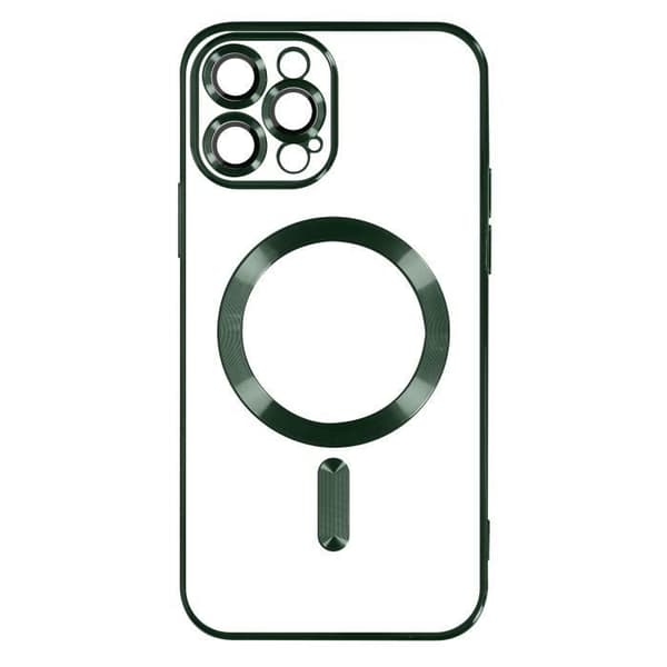 Coque MagSafe - Apple - iPhone 13 Pro - Silikone - Grøn - Forkrommet kant Grön