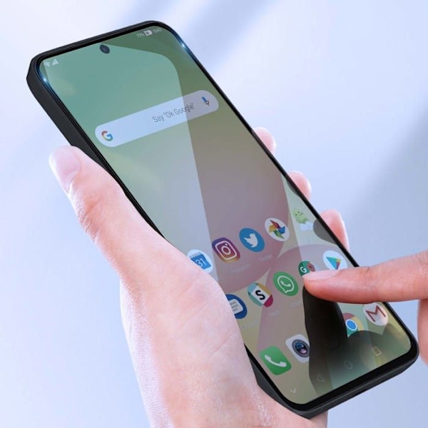 Härdat Glas för Galaxy A56 Hårdhet 9H Rep-Resistent Total Täcka Akashi Svart Svart