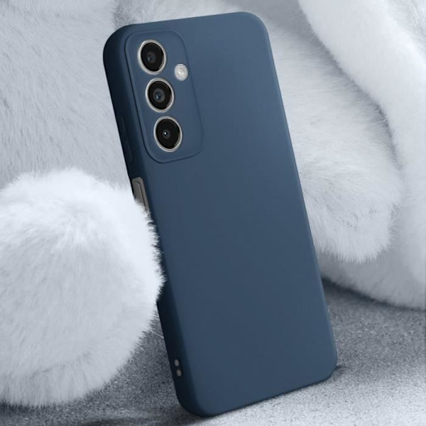 Coque - AVIZAR - Samsung Galaxy M35 - Semi-rigide - Soft-touch - Anti-traces Blå Natt Blå