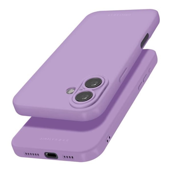 Cover til iPhone 16 Plus Silikone Matt Soft Touch Kamera Beskyttet Roar Purple Lila