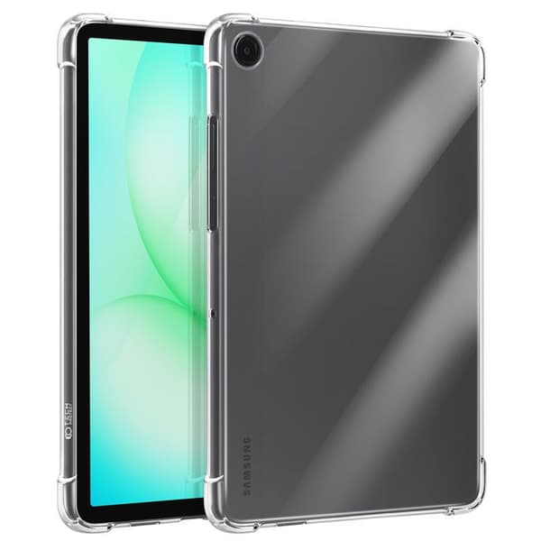 Cover til Galaxy Tab A11 Plus Collection Flexair med Forstærkede Hjørner Tech Protect Transparent Vit
